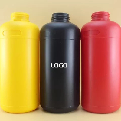 1000이지 밀리람베르트 HDPE 플라스틱 컨테이너 잉크 플라스틱 화학 병은 합성 수지제 나사 캡으로 비어있습니다