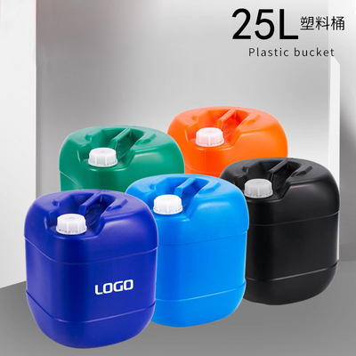 25L 정연한 모양 HDPE 플라스틱 드럼 화학 밀봉된 중공 성형 정연한 물통