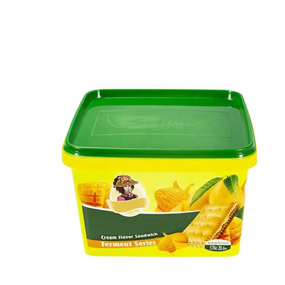 바다표범 어업 뚜껑을 가진 음식 급료 작은 HDPE 플라스틱 용기 광장