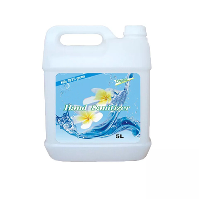 액체 저장을 위해 재사용할 수 있는 백색 5L HDPE 플라스틱 용기 정연한 모양 주전자