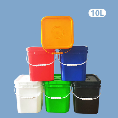 액체 저장을 포장하는 건조한 상품을 위한 10L 사각 HDPE 플라스틱 용기