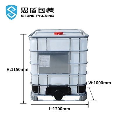 ISO9001 케케묵은 IBC HDPE 화학 저장은 1.2*1*1.5m을 탱크에 저장합니다