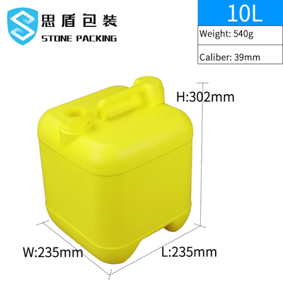 수돗물 360*300*410mm과 302 밀리미터 HDPE 10ltr 물통