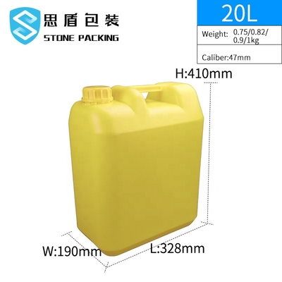 41 밀리미터 20l HDPE 플라스틱 제리는 탬퍼 분명한 LID로 하 할 수 있습니다