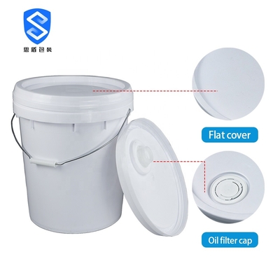 LID BPA 자유롭 와 재사용할 수 있는 2.0 밀리미터 20 리터 페인트 통