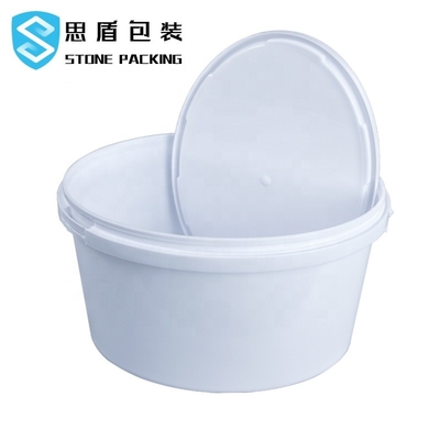 Lid 265*265mm과 달걀 모양 1 갤런 화학물 컨테이너 달걀 모양 라운드 버킷