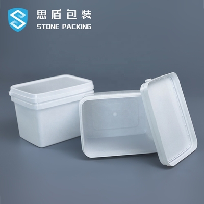 ISO 9001 5 갤런 화학물 컨테이너 하얀 버킷 141*103*120mm