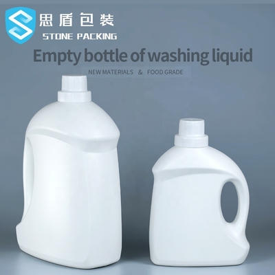60 밀리미터 돌려서 여는 뚜껑 HDPE 비어 있는 세탁 세제병 2 킬로그램 5 킬로그램