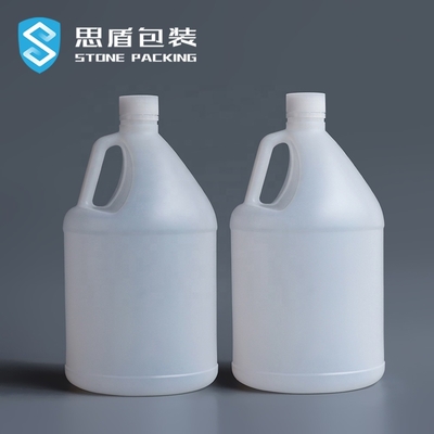 핸들과 투명한 3.8L HDPE 라운드 1 갤런 화학물 컨테이너